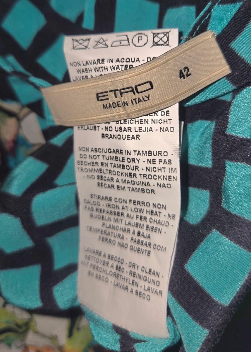 Etro Camicette: Etro Floral Blouse [100% Silk] – Usato da St.Josefen venduto da lop_lh8d 1