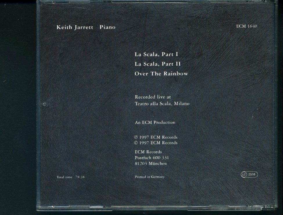 CDs: La Scala - Keith Jarrett – Gebraucht aus Delémont von MaxPlan 1