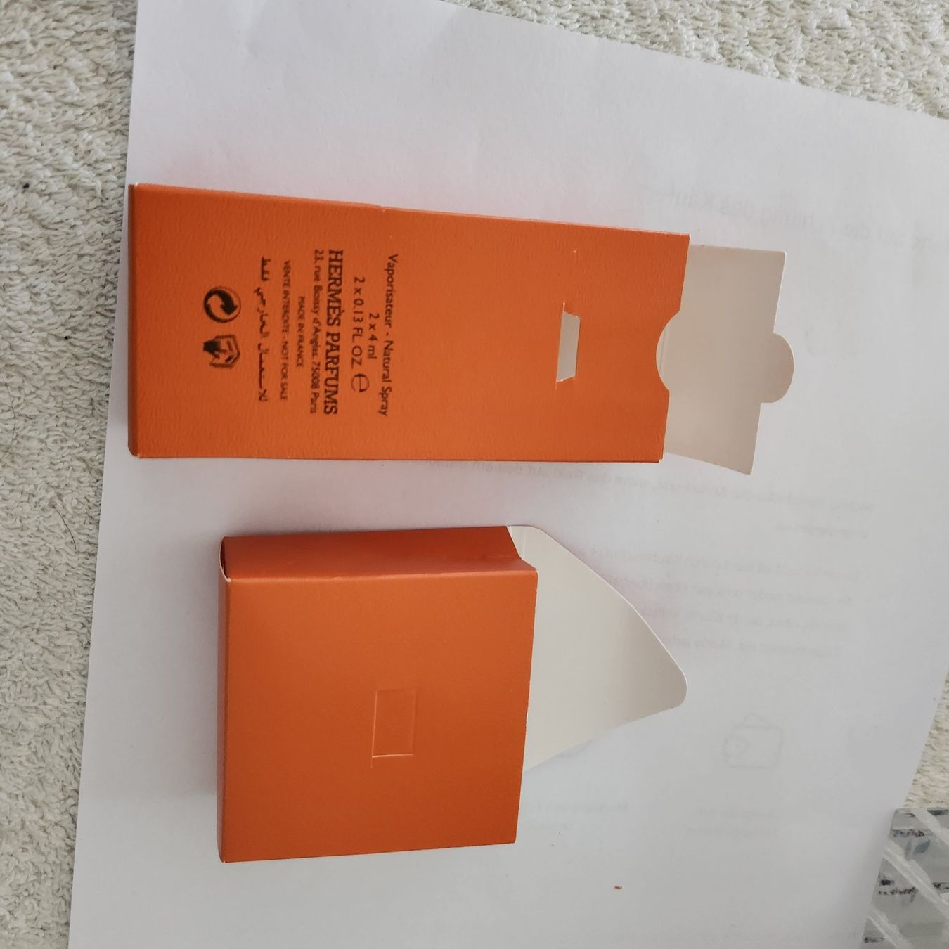 Behälter & Ähnliches: 2 kleine leere Hermes Karton Box Böxli – Neu (gemäss Beschreibung) aus Unterägeri von ani_pn8n 1
