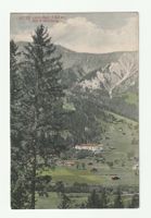 Postkarte Lenk-Bad mit Fioschberg, Simmental. 04.06.1917
