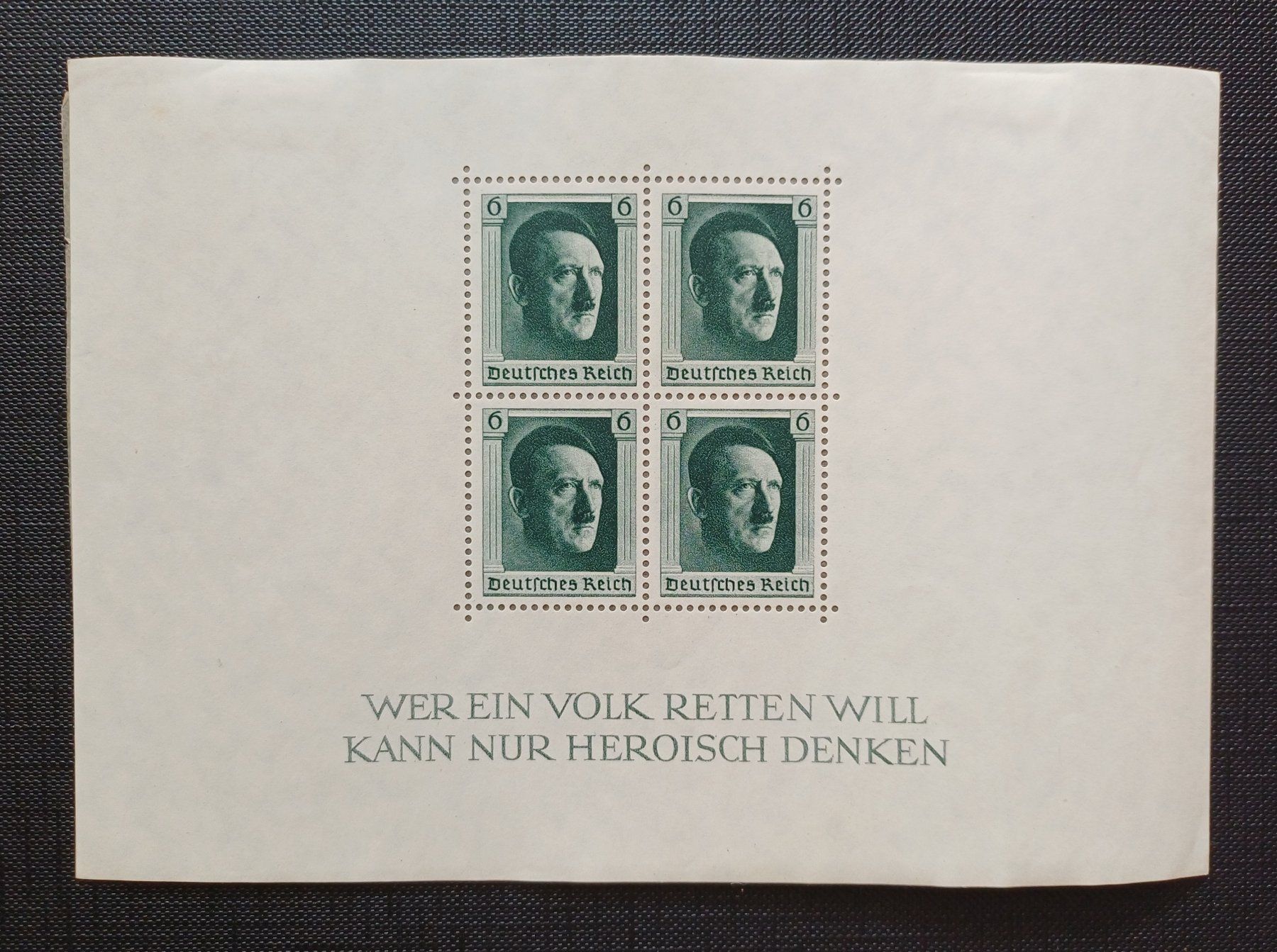 Alle Briefmarken: Block ADOLF HITLER (Nicht Postfrisch) – Gebraucht aus Brittnau von simionius 1