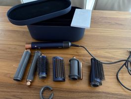 Dyson Airwrap Haarstyler Set Blau wie neu
