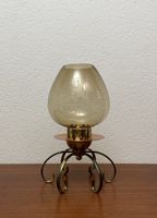 Mid century Windlicht Kupfer Messing Kerzenständer vintage
