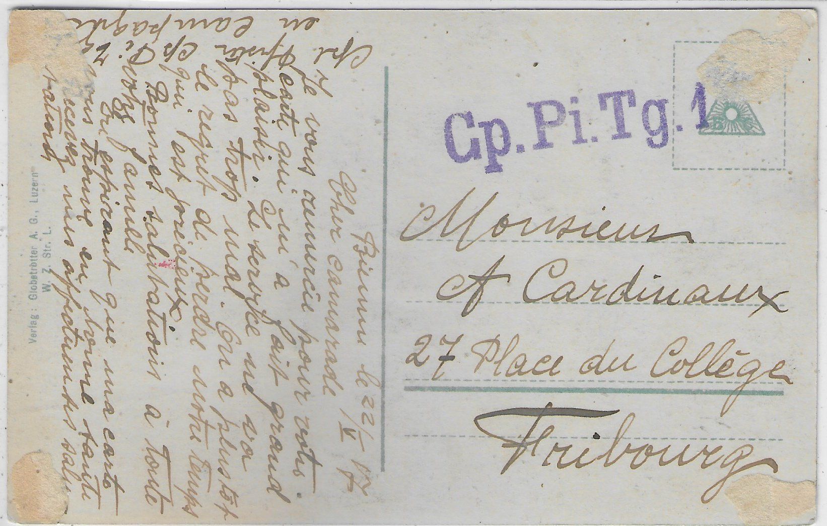 Cartoline postali: Biel-Bienne - Pavillon – Usato da Ettingen venduto da Kartenplanet 1