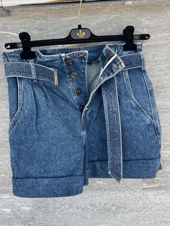Soeur Denim Shorts High Waist Blue Size 38 Good Condition