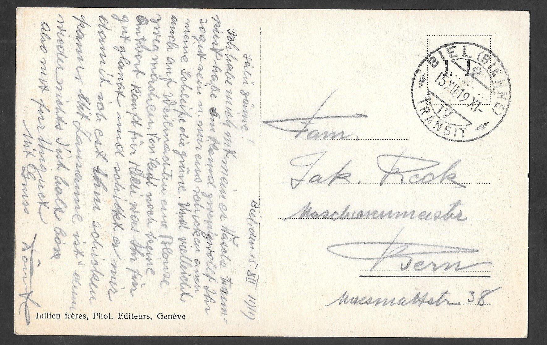 Cartoline postali: Biel - Bienne Taubenloch – Usato da Olten venduto da clotaldi 1