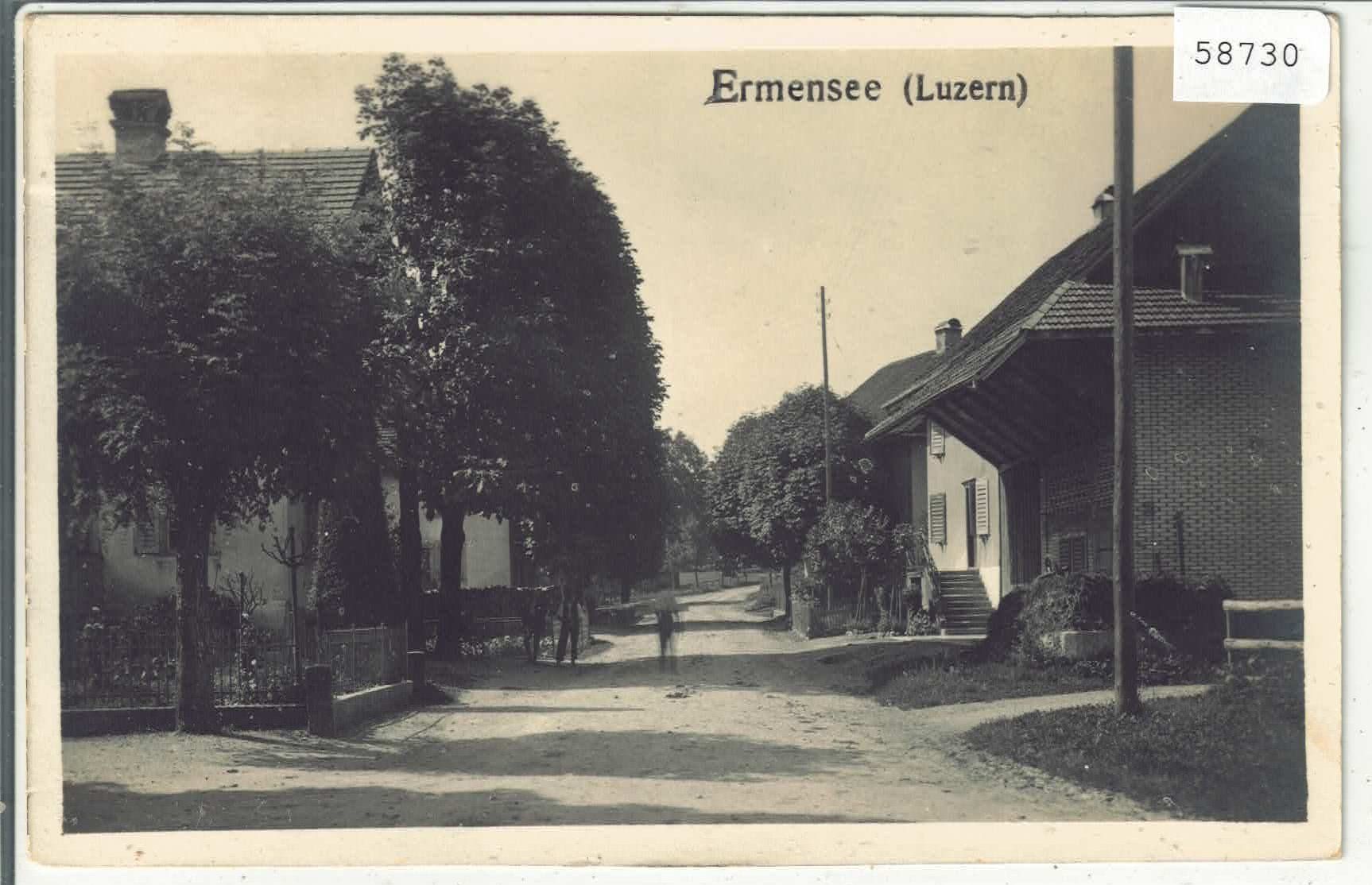 Cartoline postali: Ermensee LU - Dorfpartie – Usato da Ettingen venduto da Kartenplanet