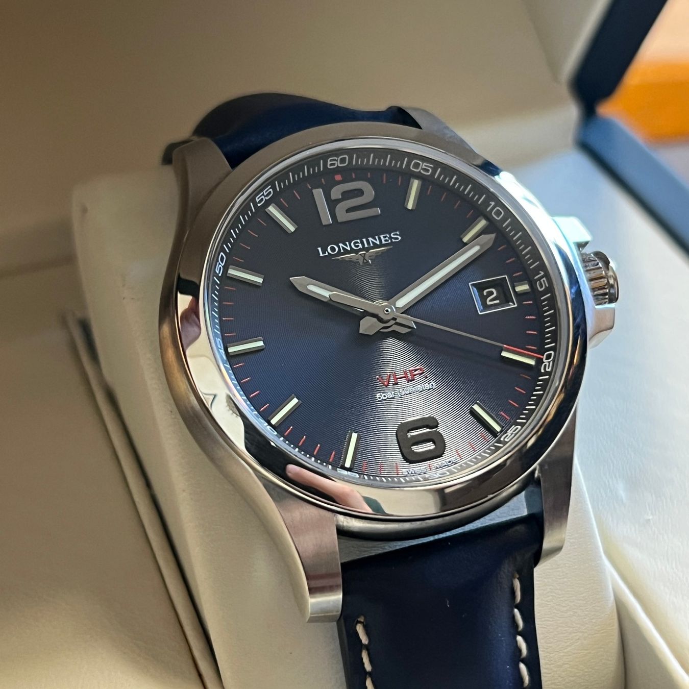 Longines Orologi: Longines Full Set Conquest V.H.P. Full Set L3.716.4 – Usato da Carouge GE venduto da Watchaser 1