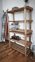 2 einfache Holzregale 75 × 28 × 63 cm