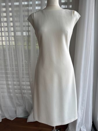 BOSS Etuikleid in offwhite Gr. 38