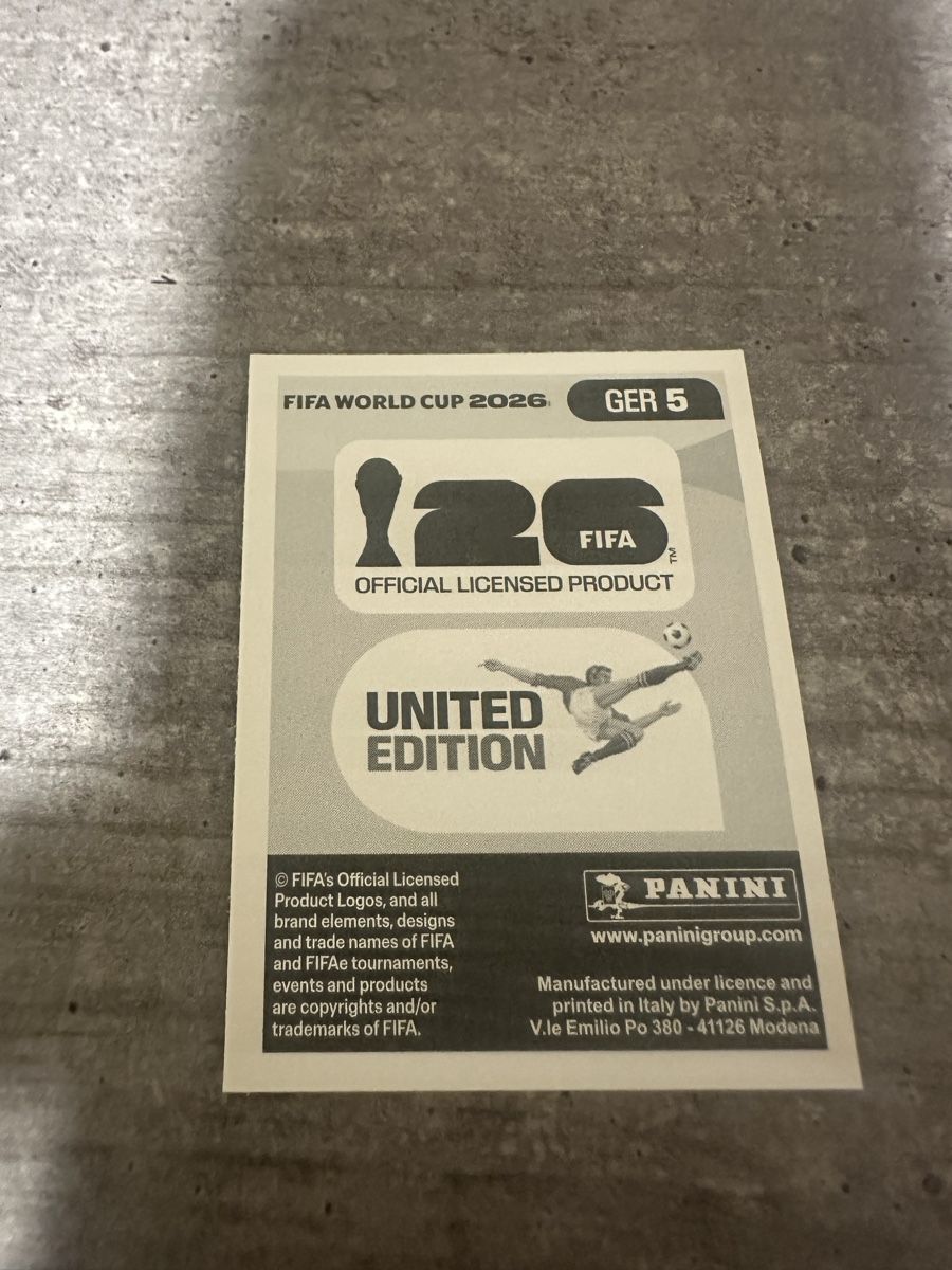 Panini Carte collezionabili: GER 5 , FIFA WORLD CUP 2026 PANINI  – Nuovo (secondo la descrizione) da Frauenfeld venduto da 1PegPeg1 1