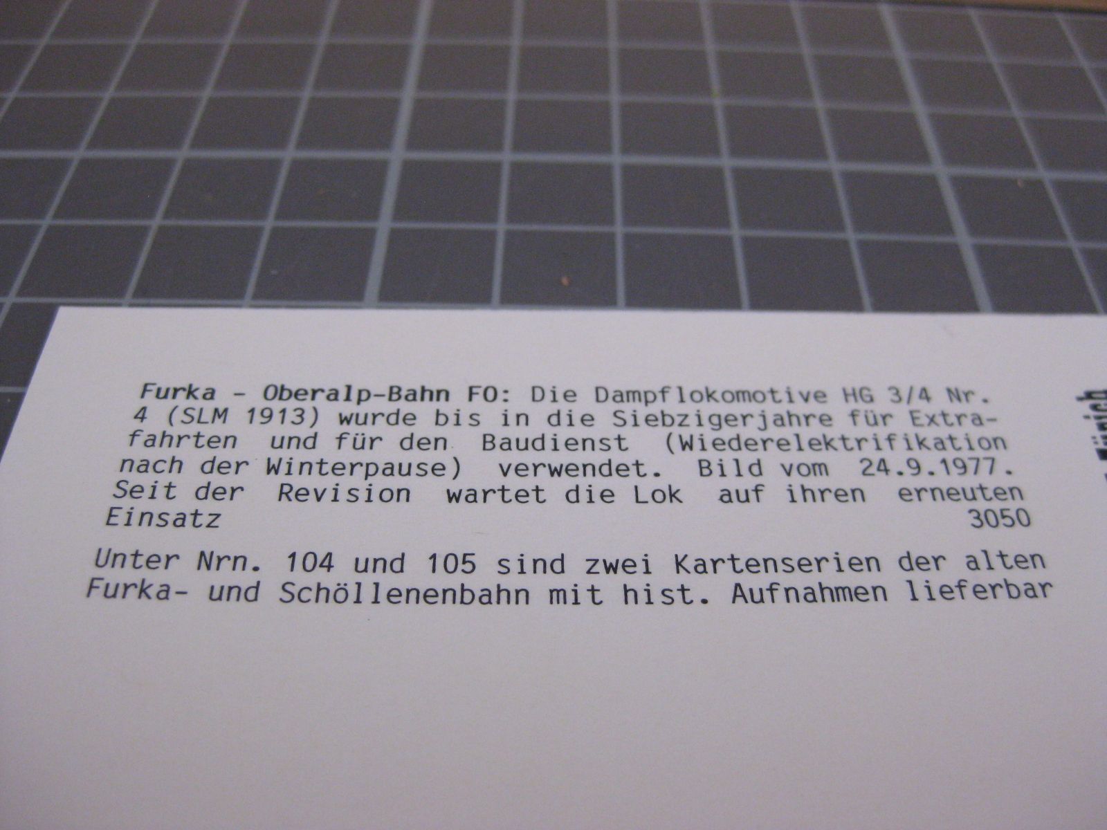 Cartoline postali: AK Münster mit alter FO Dampflok – Nuovo (secondo la descrizione) da Malters venduto da Marosko 2