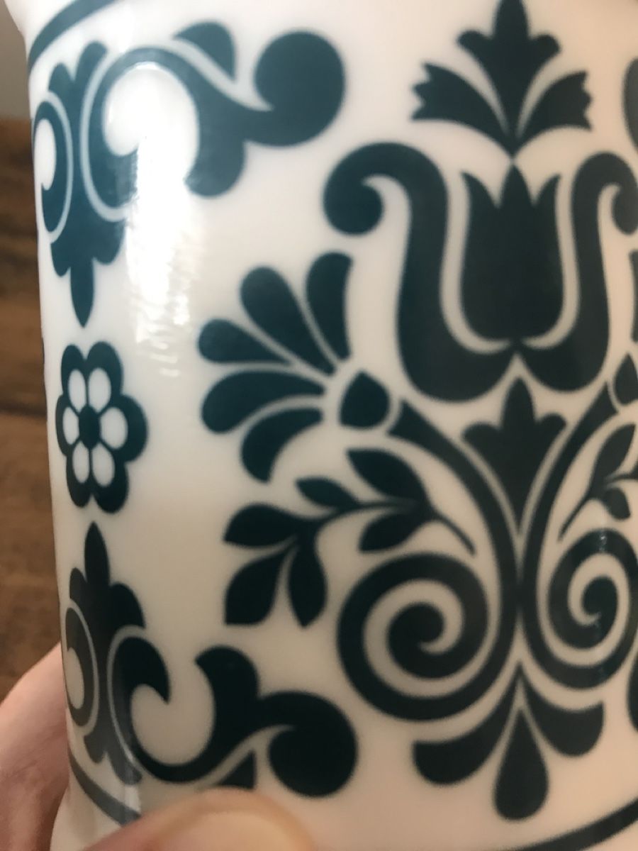 Bicchieri: Vintage Vorratsdose Milchglas – Usato da Rapperswil SG venduto da cosiba01 5