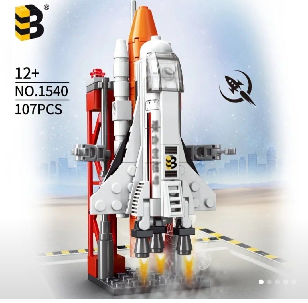 Kit di costruzioni: Blocs de construction navette spatiale - 107 pce – Nuovo (secondo la descrizione) da St-Imier venduto da supernova21 2