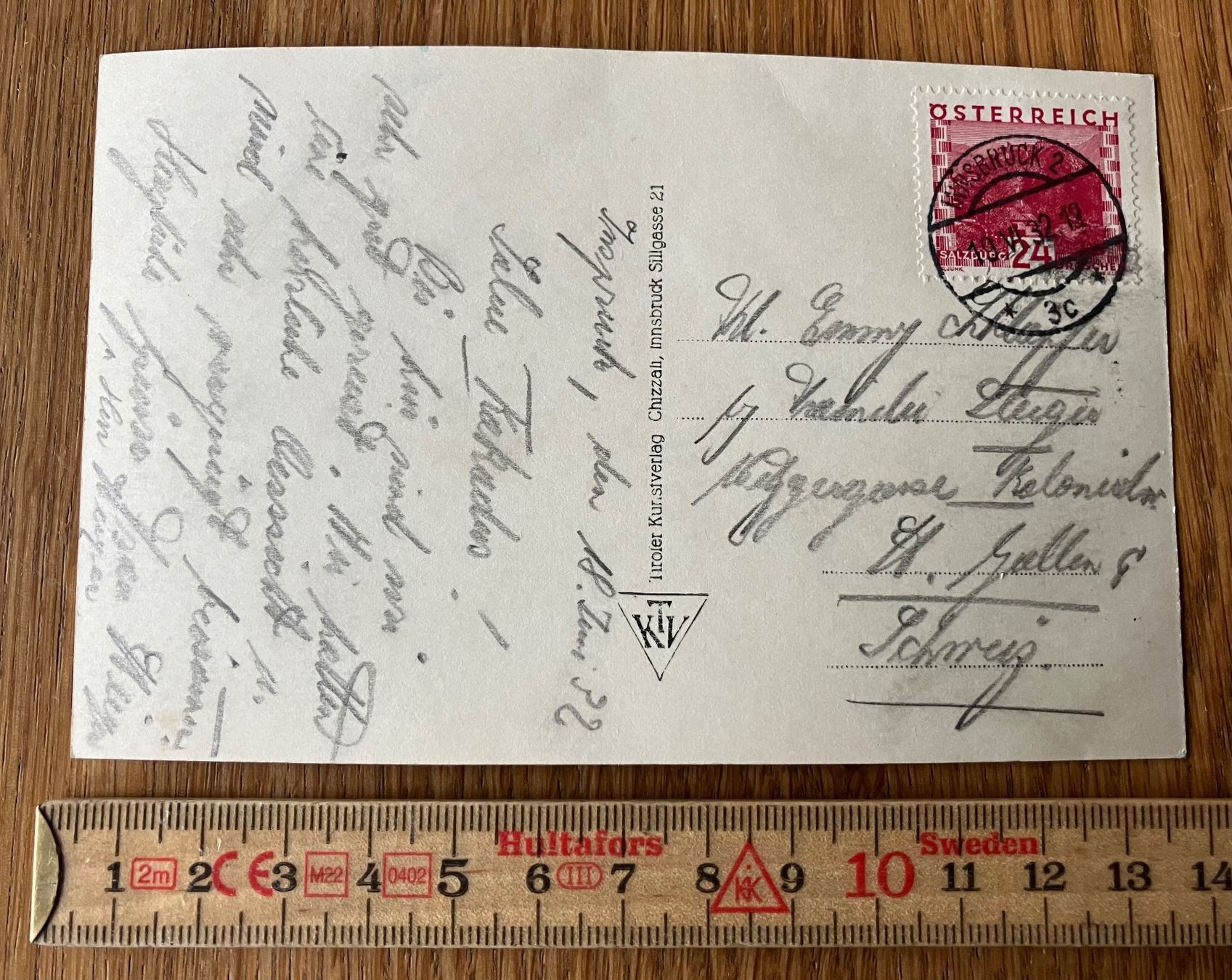 Cartoline postali: Ansichtskarte Innsbruck – Usato da Waldstatt venduto da breitaxt 1