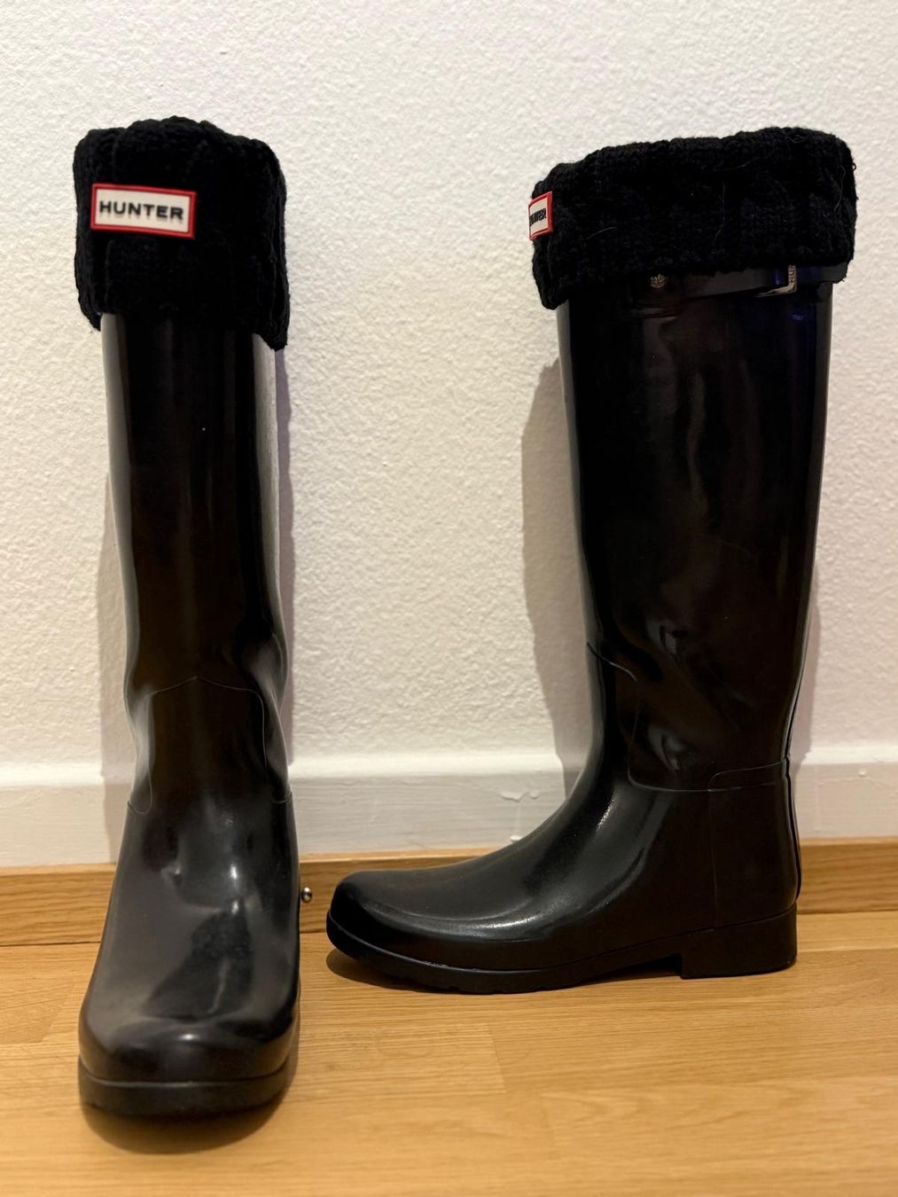 Hunter Damenschuhe: Schwarze Hunter Gummistiefel mit Socken - Grösse 37 – Neu (gemäss Beschreibung) aus Winterthur von Yavuz19 2