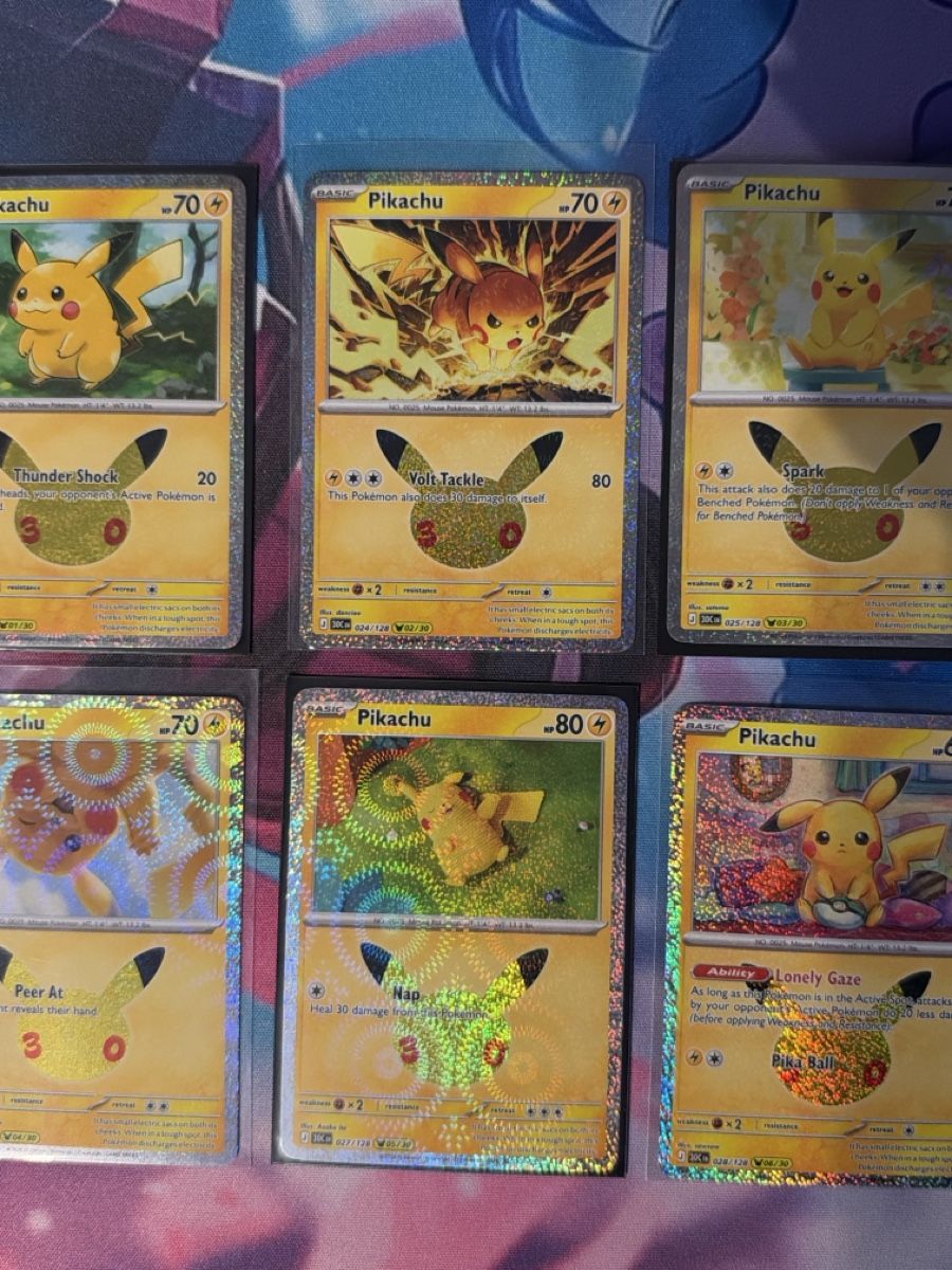 Pokémon Sammelbilder & Trading cards: Pokémon Pikachu 01-06 – Neu (gemäss Beschreibung) aus Fischbach LU von 00-hmc-00 2