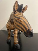 Grosses Holz-Zebra aus Kenia – massiv & handgeschnitzt