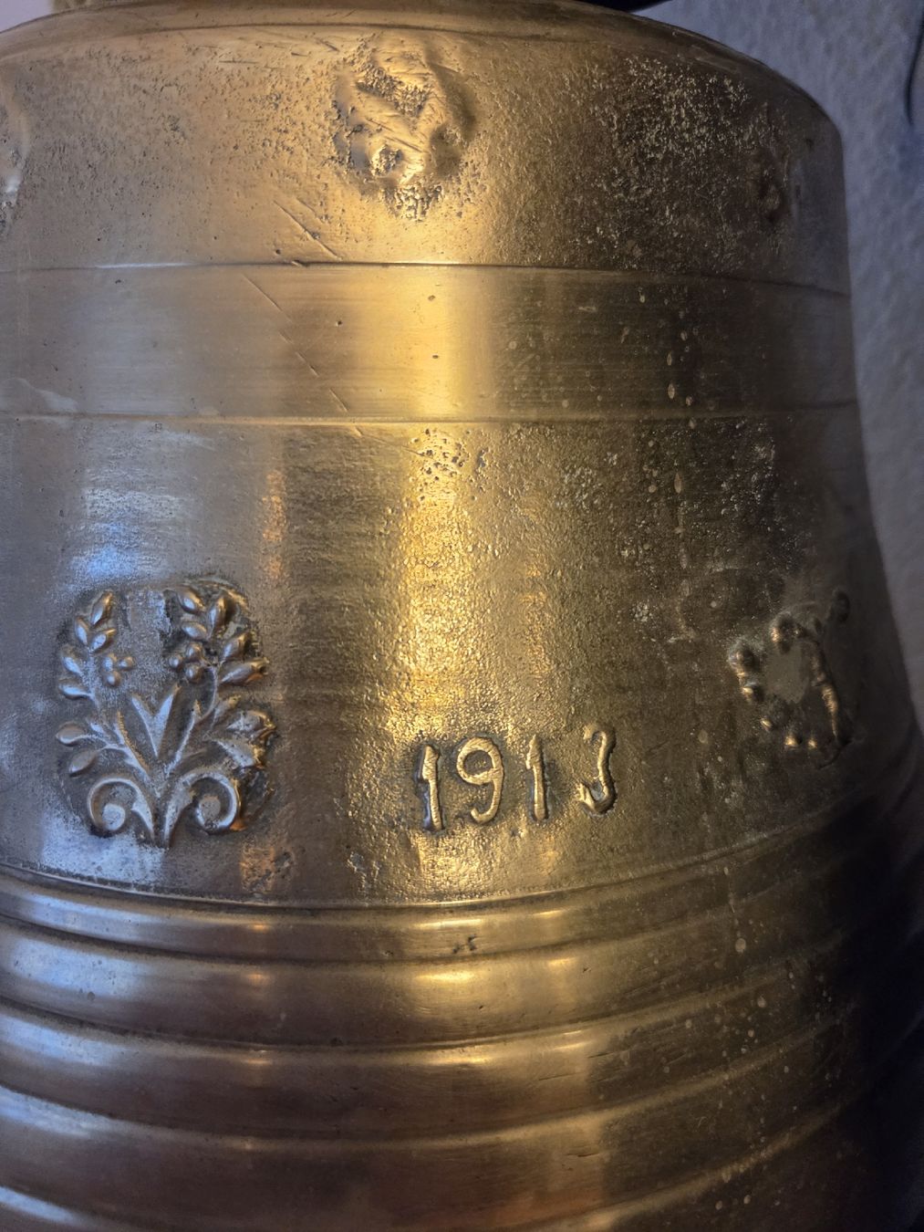 Campanacci mucche: Glocke Jg. 1913 (Schelle) – Usato da Ibach venduto da Releueb 1