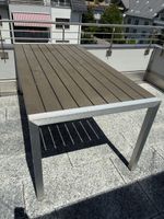 Gartentisch Alu/Holzoptik guter Zustand