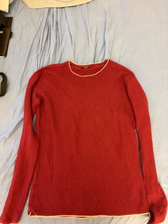 WE Fashion Herren Langarmshirt Rot