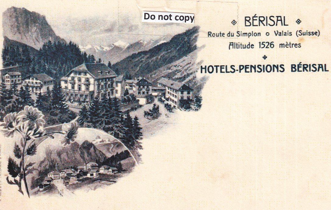 Ansichtskarten: Bérisal   VS  -  Simplonstrasse  - 5  diverse Ansichtskarten – Gebraucht aus Brig von Valcards54 4