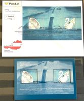 2004 SWAROVSKI Kristallwelten FDC + Block Postfrisch **