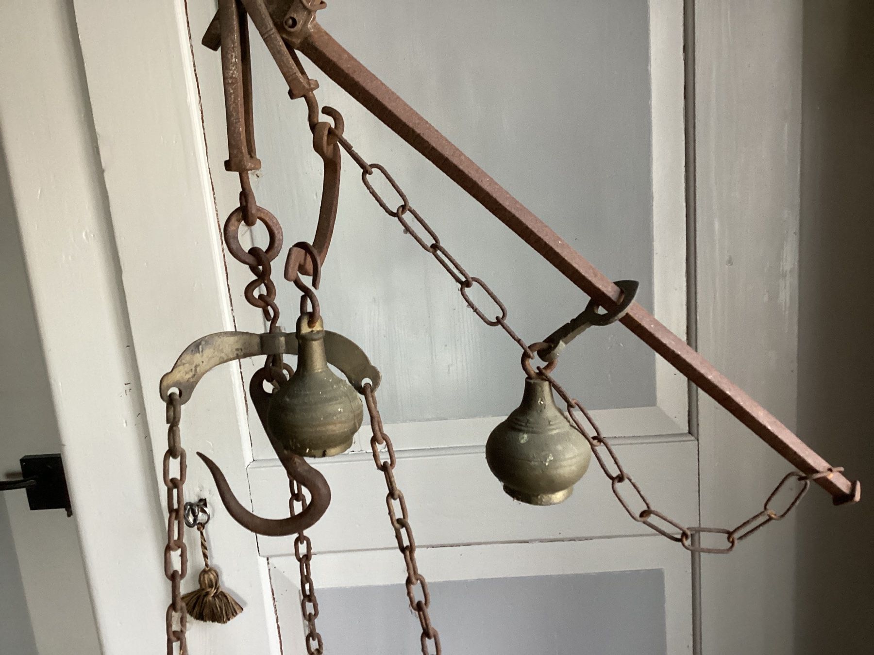 Bilance e pesi: Alte Balkenwaage mit Kupferkessel – Usato da Flaach venduto da Anthony1764 3