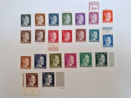 Deutsches Reich Adolf Hitler Briefmarken Set postfrisch