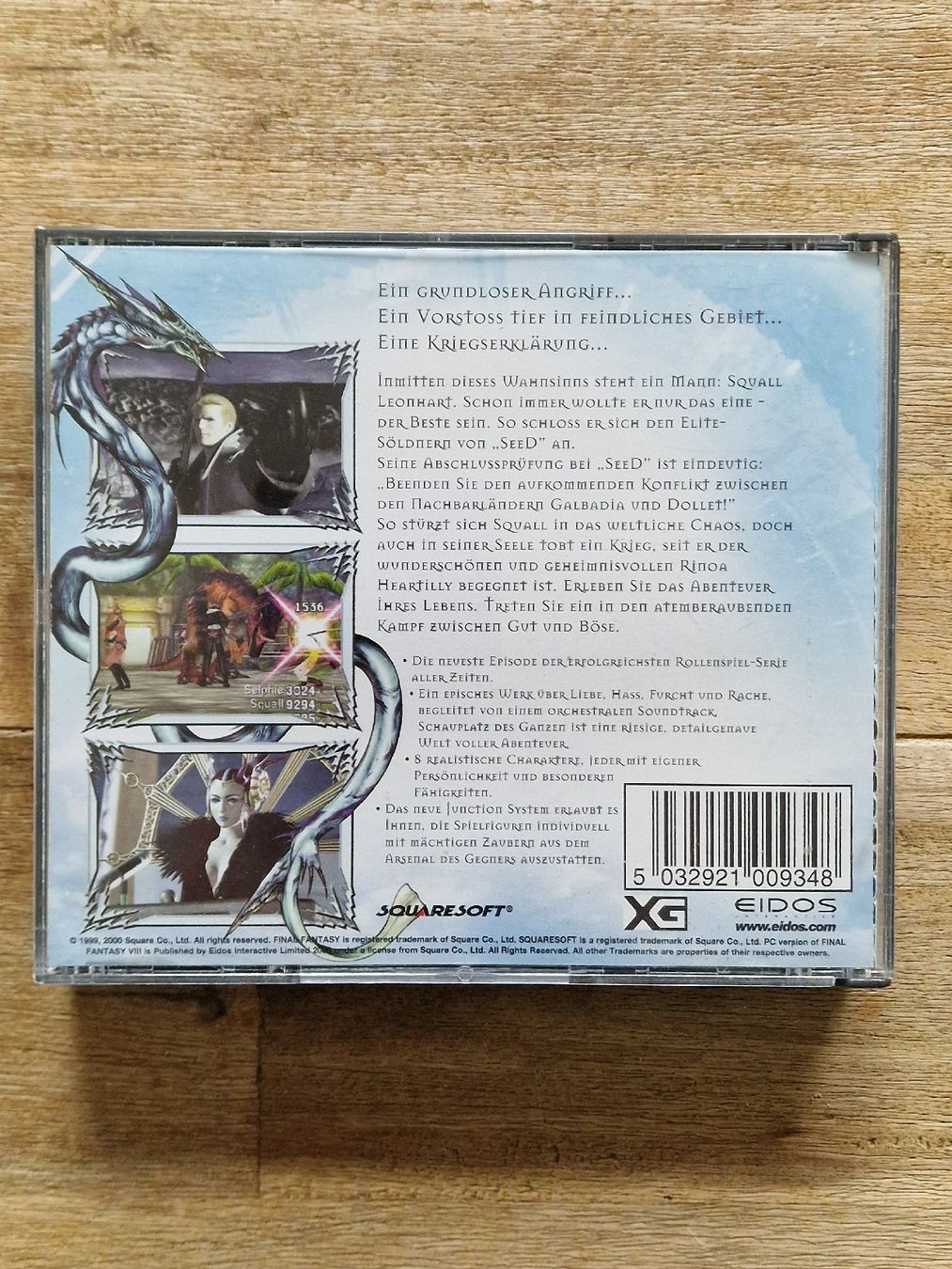Giochi: Final Fantasy 8 - PC Cd Rom – Usato da Güttingen venduto da Odhin 2