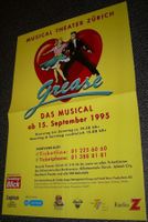 Grease; Das Musical im Musical Theater Züri,Original-Plakat