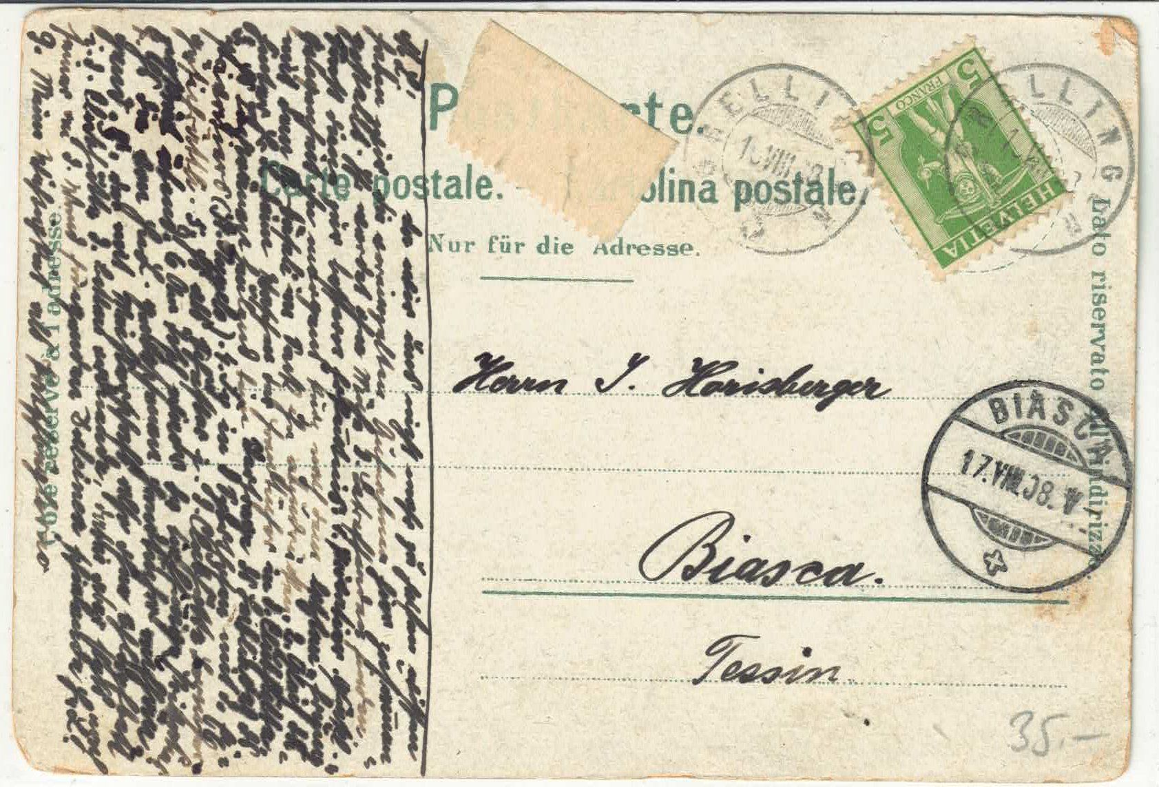 Cartoline postali: Humor - Junggesellen-Menage in Affenwald – Usato da Ettingen venduto da Kartenplanet 1