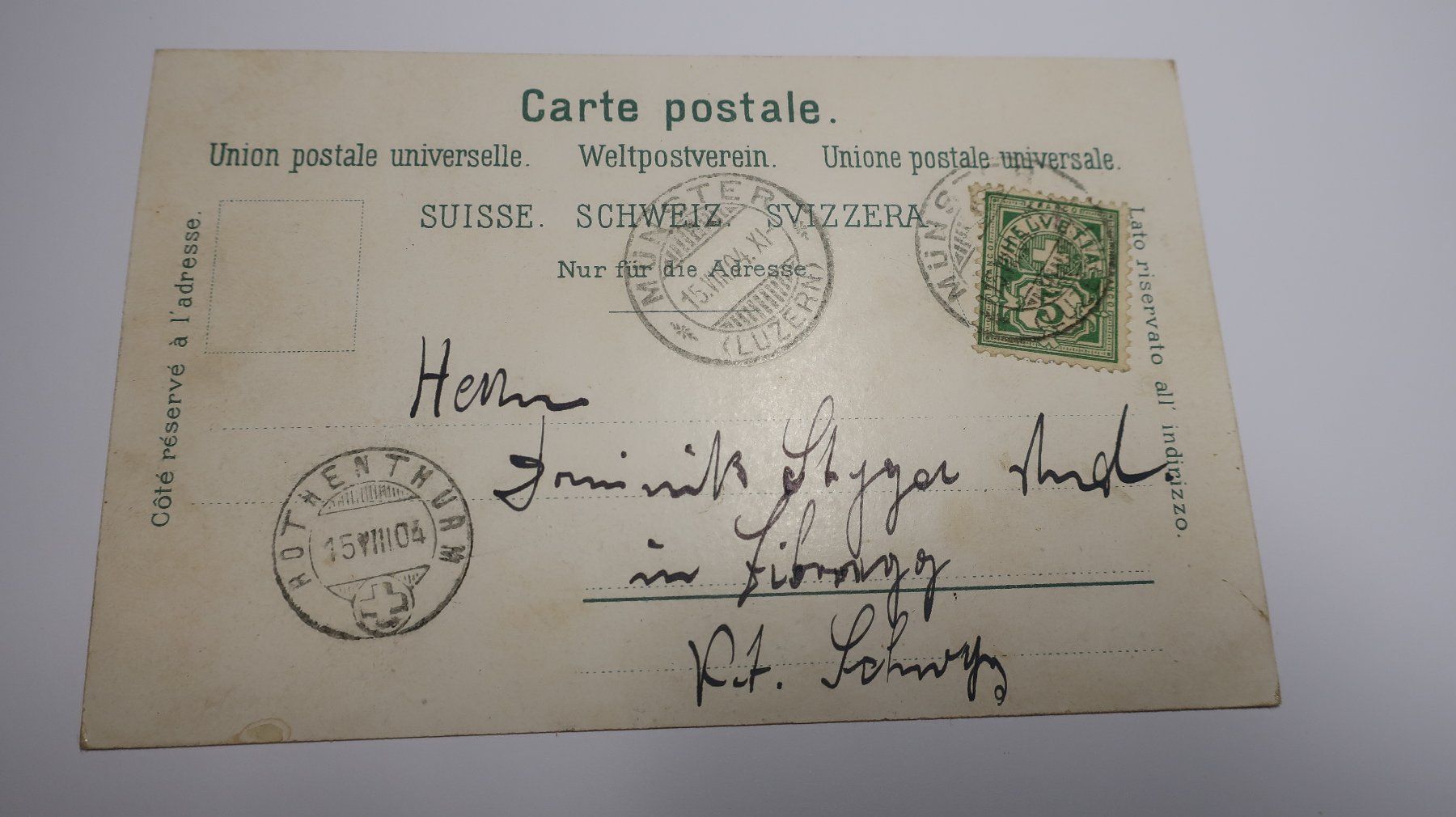 Cartoline postali: Gruss aus Münster  1904 – Usato da Cormoret venduto da Pascalll2001 3