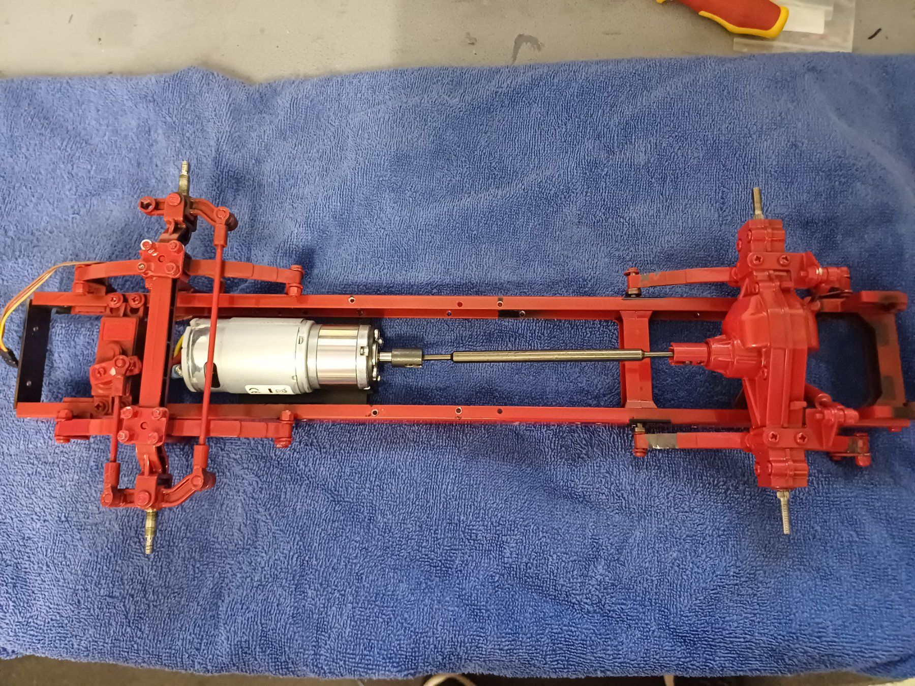 Tamiya RC Modellbau: Tamiya Fahrgestell Servonaut Getriebemotor – Gebraucht aus Zell LU von mohabbele