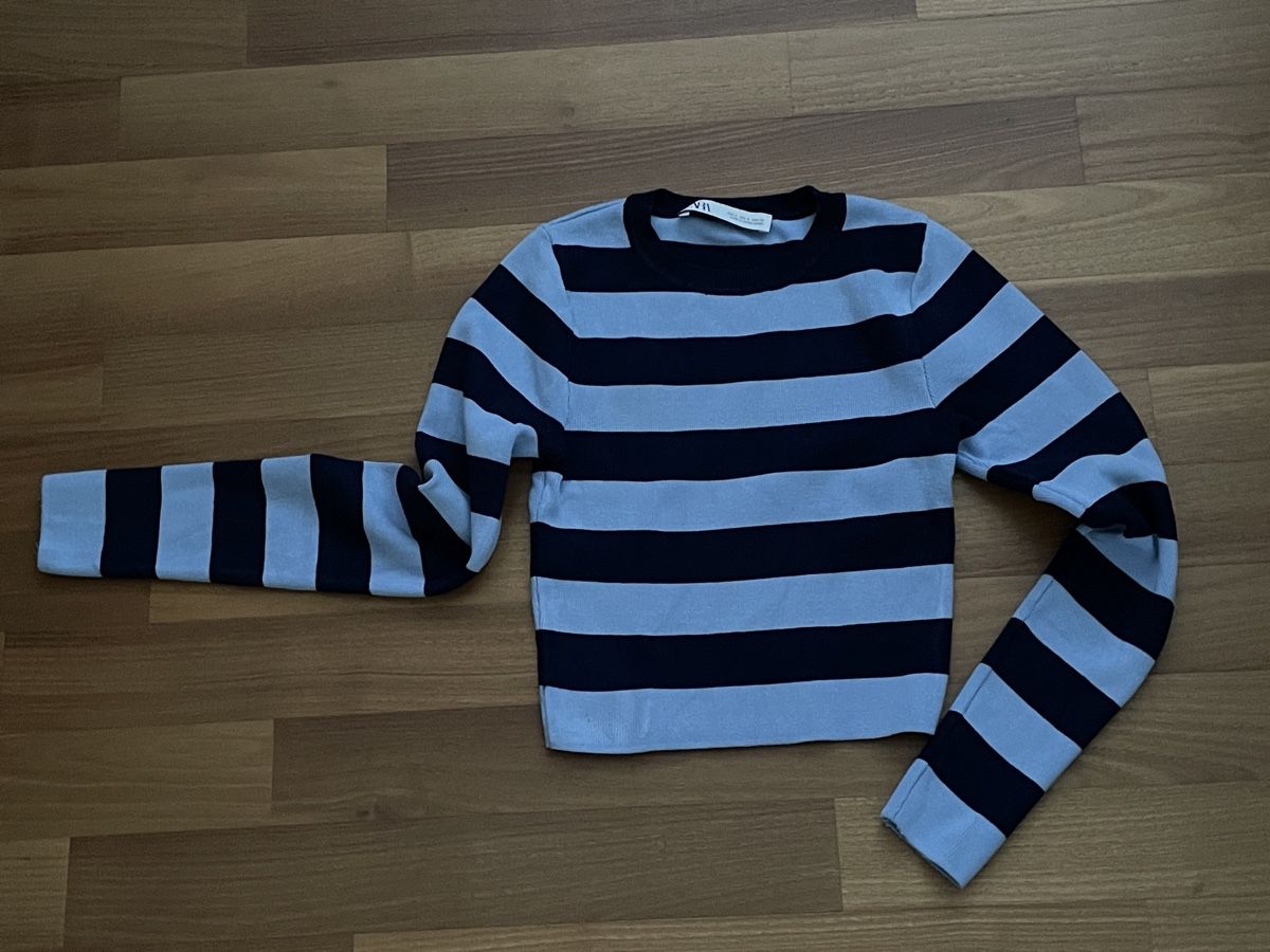 Zara Maglioni & Felpe: Kurzer Pulli, ZARA, Gr.S, gestreift – Usato da Aarau Rohr venduto da foodlover