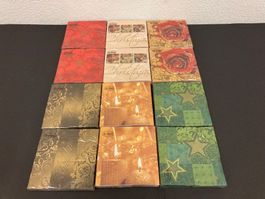 Servietten 33 x 33 cm, 3-lagig, 240 Stück, Weihnachten