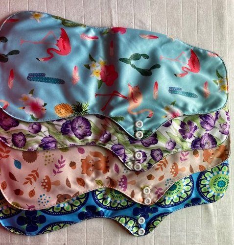 Altra biancheria intima: 4 Damen Stoffbinden Wiederverwendbar – Nuovo e nell'imballaggio originale da Matt venduto da Stoffwindel 1