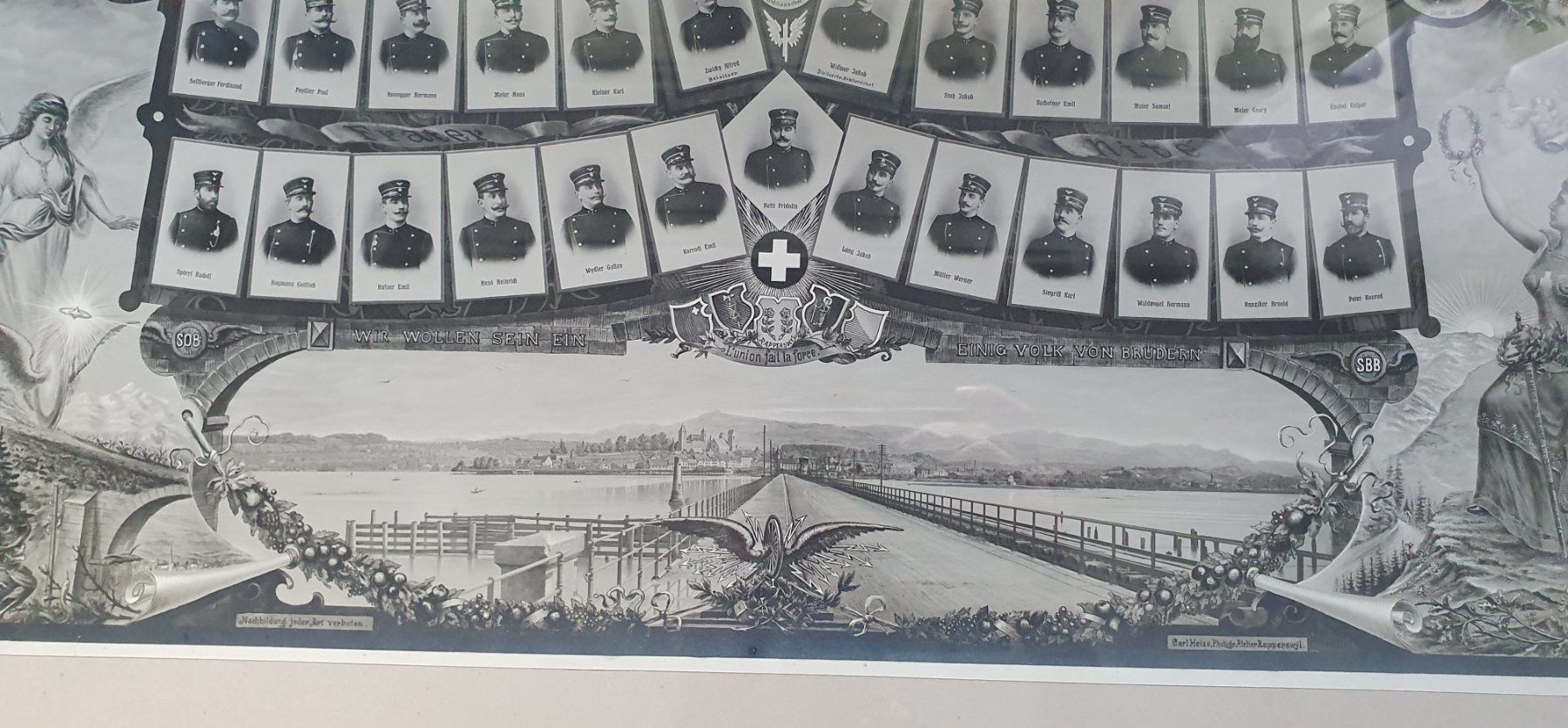 Poster & Bilder: Bild 1908 - Schweizerischer Zugspersonal Verein Rapperswil – Gebraucht aus Kreuzlingen von Rschweiz1 3