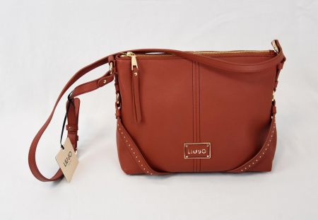 LIU JO-Tasche TOTE Schultertasche-rotbraun /29cmx23cmx14cm