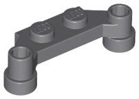 Lego Kit di costruzioni: Lego 11x Platten (4590) dunkel grau – Usato da Basel venduto da Swi-7621