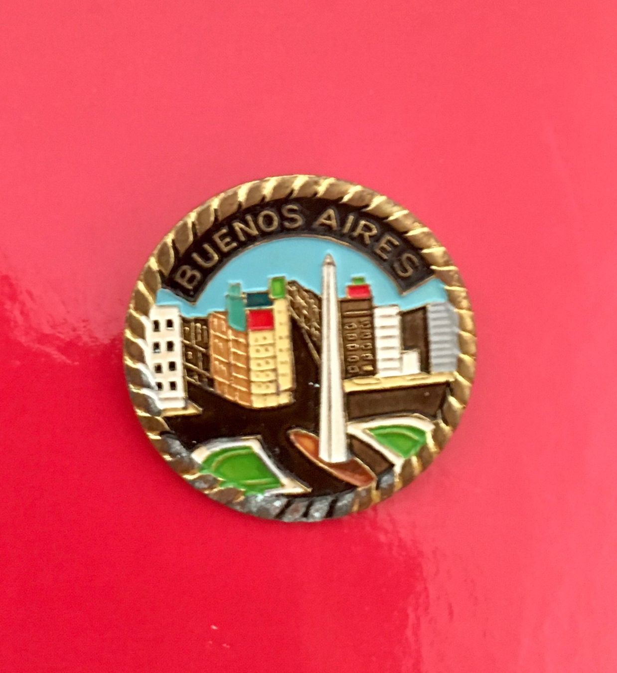 Spille & Fermagli: Vintage-Pins Argentinien – Usato da Meggen venduto da Tristar03 5