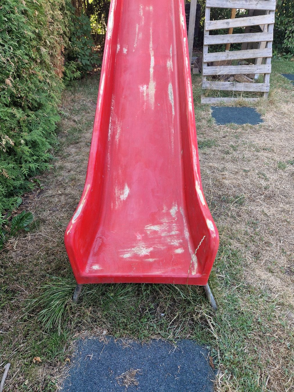 Rutschbahn: Rutsche rot, GFK gebraucht ca. 3.65m – Gebraucht aus Uettligen von speek 2