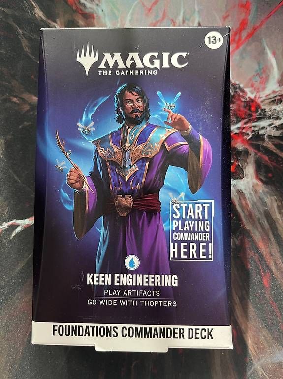 Magic The Gathering Carte collezionabili: Magic the Gathering- Keen Engineering - Commander Deck – Nuovo e nell'imballaggio originale da Hochdorf venduto da HauptsachNoessle