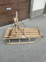 Antiker Holzschlitten 