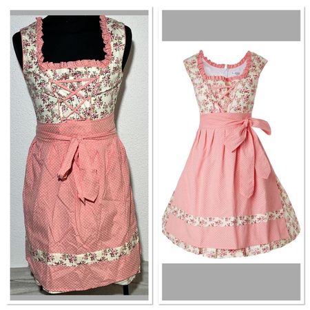 Total Ausverkau Mini-Dirndl Herrenchiemsee Gr. XXL Baumwolle
