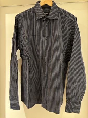 GB Pedrini Striped Shirt - Long Sleeve - Size L