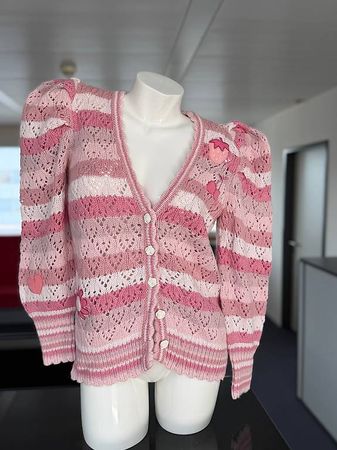 Strickjacke von LoveShackFancy - Gr. S/M 