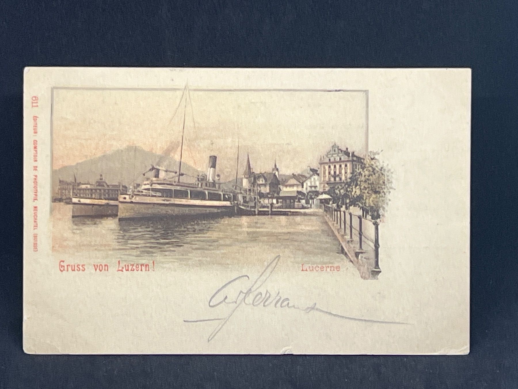 Cartoline postali: Gruss von Luzern! – Usato da Widnau venduto da Brusi9