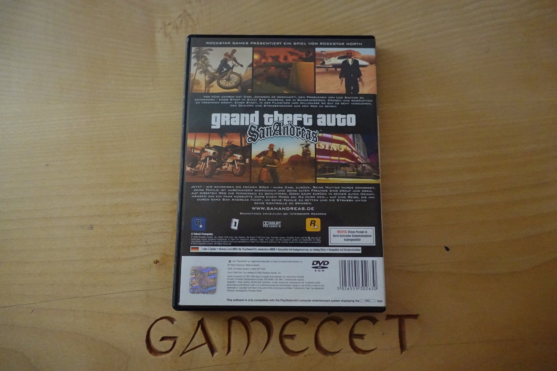 Sony Jeux: Grand Theft Auto: San Andreas – Défectueux à Steinach par Gamecet 2