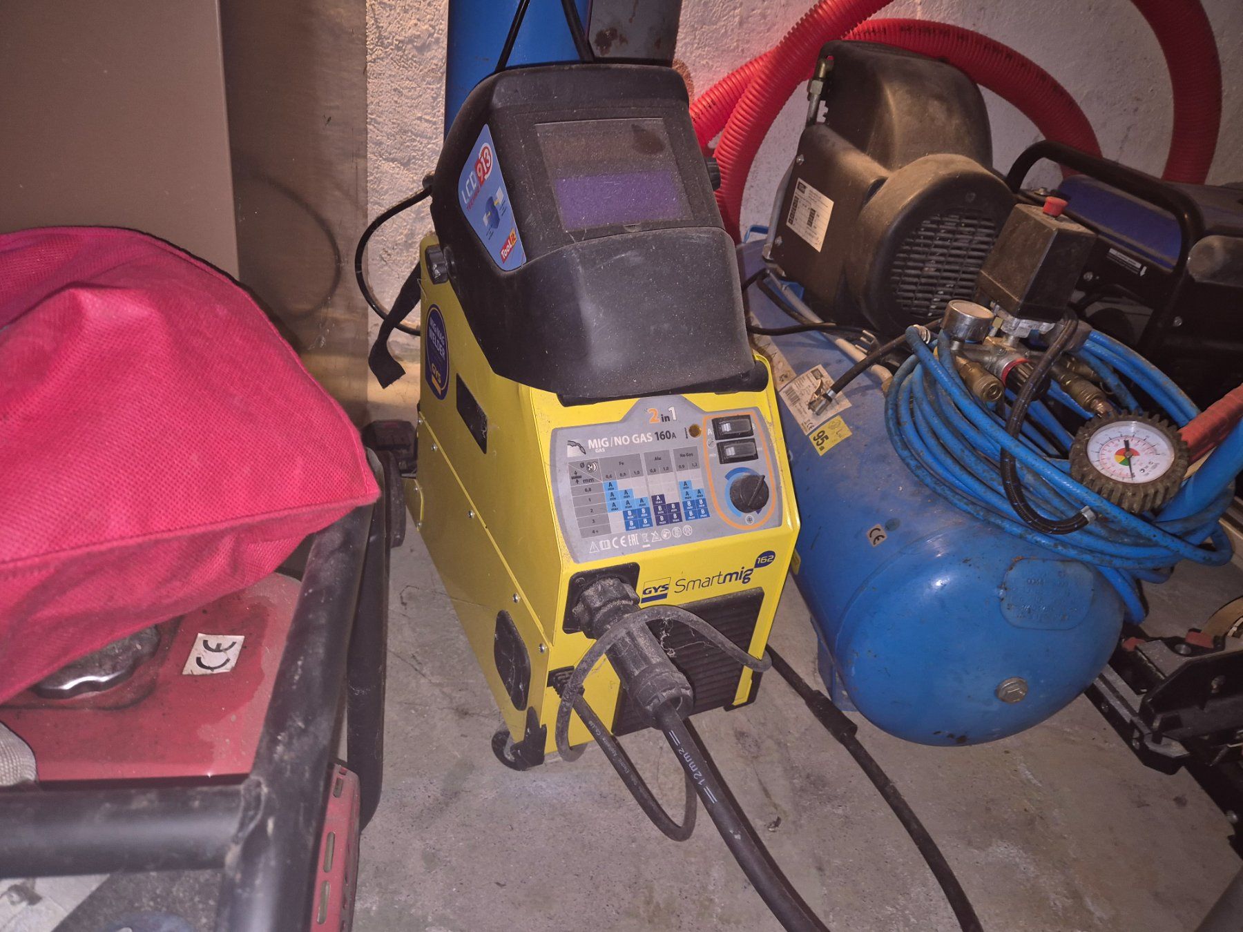 Gys Saldatori: Schweissmaschine GYS Smartmig 162 – Usato da Wald ZH venduto da beauci05 5